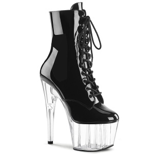 ADORE-1020 18 cm pleaser hoge hakken boots plateau zwart