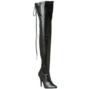 Black Matte 13 cm SEDUCE-3063 overknee high heel boots