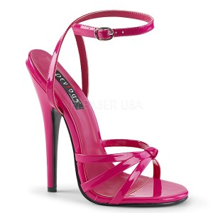 Fuchsia 15 cm DOMINA-108 high heels schoenen voor travestie