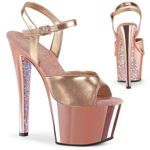 Goud chroom plateau 18 cm SKY-309TTG pleaser hoge hakken
