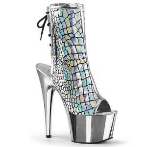 Hologram 18 cm ADORE-1018HG womens platform soled ankle boots