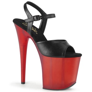 Kunstleer 20 cm FLAMINGO-809T pleaser schoenen met hoge hakken