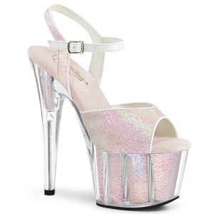 Opaal glitter plateau 18 cm ADORE-710G pole dance schoenen met hoge hakken