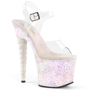 Opal Glitter 18 cm UNICORN-708LG High Heels Platform