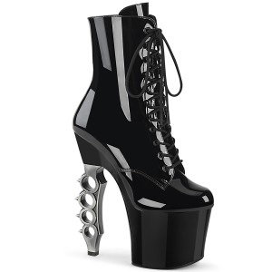 Patent 18 cm IRONGRIP-1020 Brass knuckles ankle boots womens