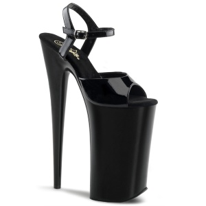 Patent 25,5 cm BEYOND-009 extrem platform high heels shoes