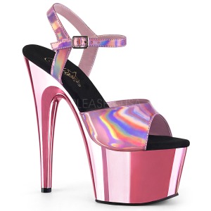 Pink 18 cm ADORE-709HGCH Hologram plateau hoge hakken