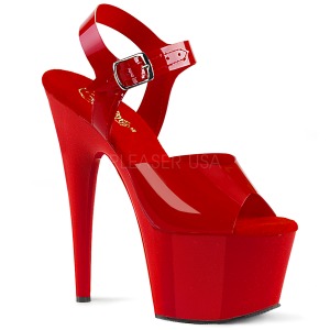 Rood 18 cm ADORE-708N Plateau Hoge Hakken Schoenen