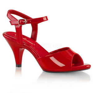 Rood Lak 8 cm BELLE-309 Dames Sandalen met Hak