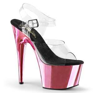 Rose 18 cm ADORE-708 Chrome Platform High Heels