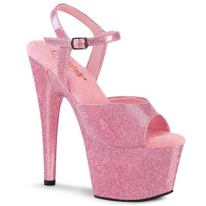 Rose 18 cm ADORE-709GP glitter platform high heels