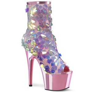 Rose Sequins 18 cm ADORE-1031SSQ pleaser ankle boots with platform