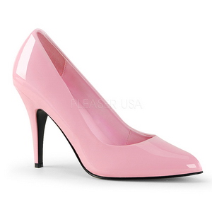 Roze Lak 10 cm VANITY-420 pleaser pumps met puntneus