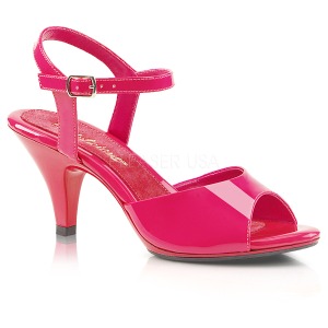 Roze Lak 8 cm BELLE-309 Dames Sandalen met Hak