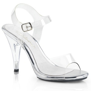 Transparant 10 cm CARESS-408 Dames Sandalen met Hak