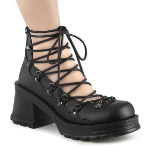 Vegan 7 cm BRATTY-32 alternative shoes platform black