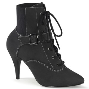 Vegan zwart 10 cm DREAM-1022 Mannen ankle boots high heels