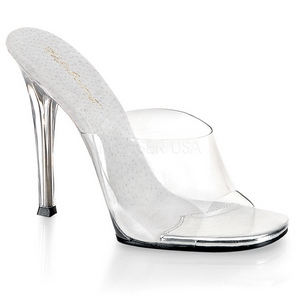 White 11,5 cm FABULICIOUS GALA-01 womens mules shoes