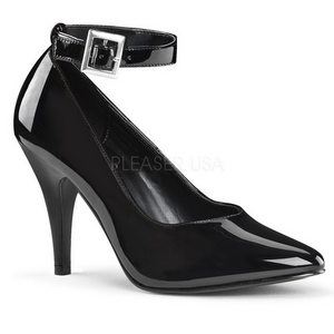 Zwart Lak 10,5 cm DREAM-431 Dames pumps met lage hak