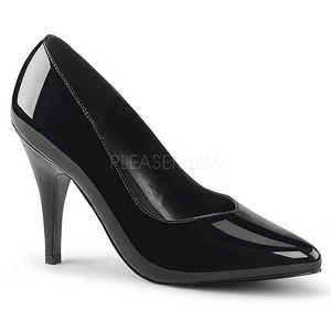 Zwart Lak 10 cm DREAM-420 hoge hakken pumps klassiek