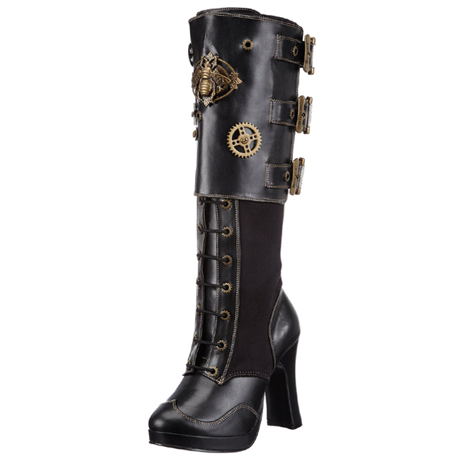 steampunk female boots