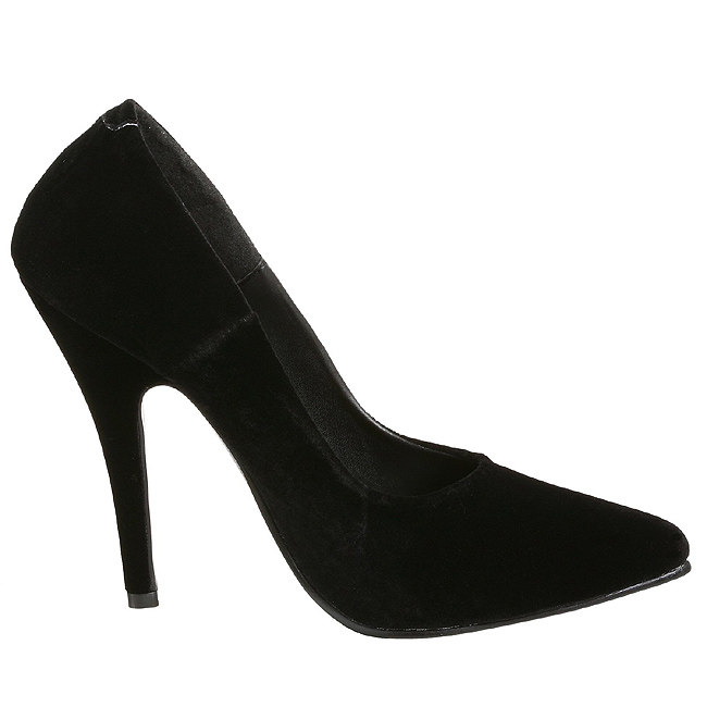 velvet pumps flat