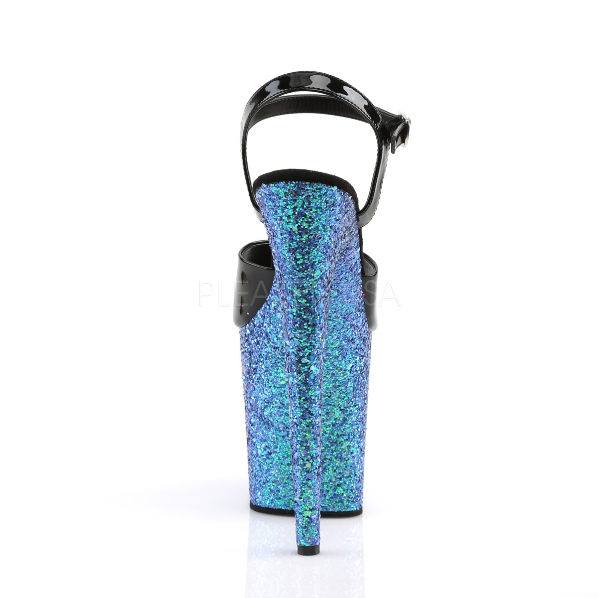 Blue glitter 20 cm Pleaser FLAMINGO 809LG Pole dancing high heels shoes Gold glitter 20 cm Pleaser FLAMINGO 809LG Pole dancing high heels shoes