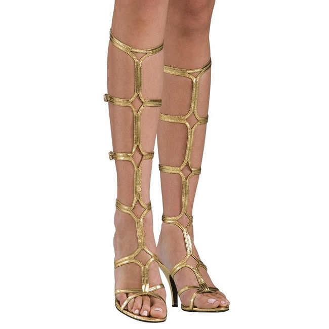 womens gold gladiator sandals