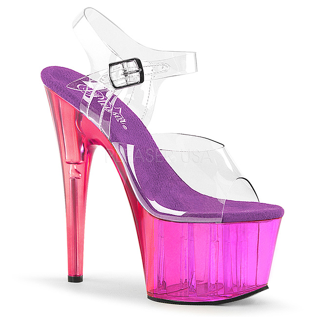 acrylic platform shoes
