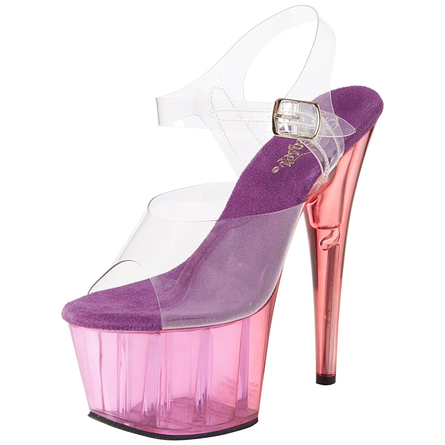 acrylic platform shoes