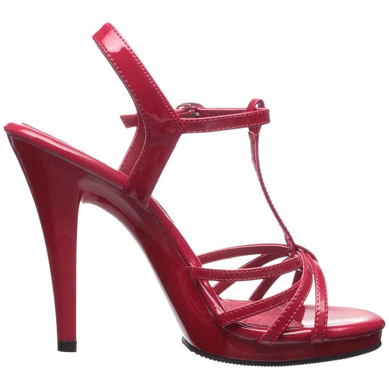 Rood Lak 12 cm FLAIR 420 Dames Sandalen met Hak