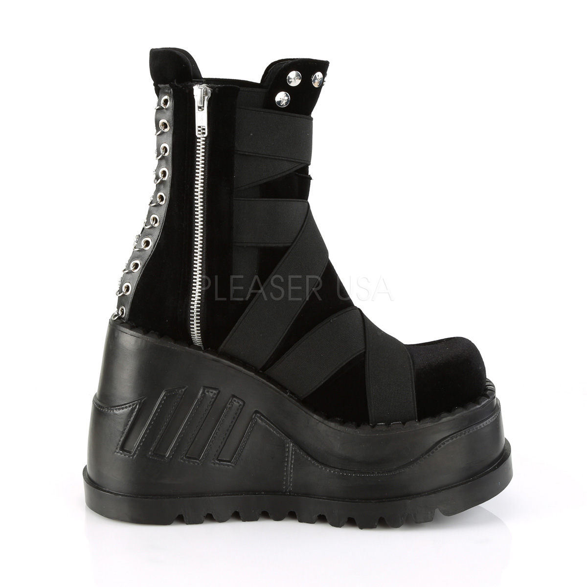demonia velvet boots
