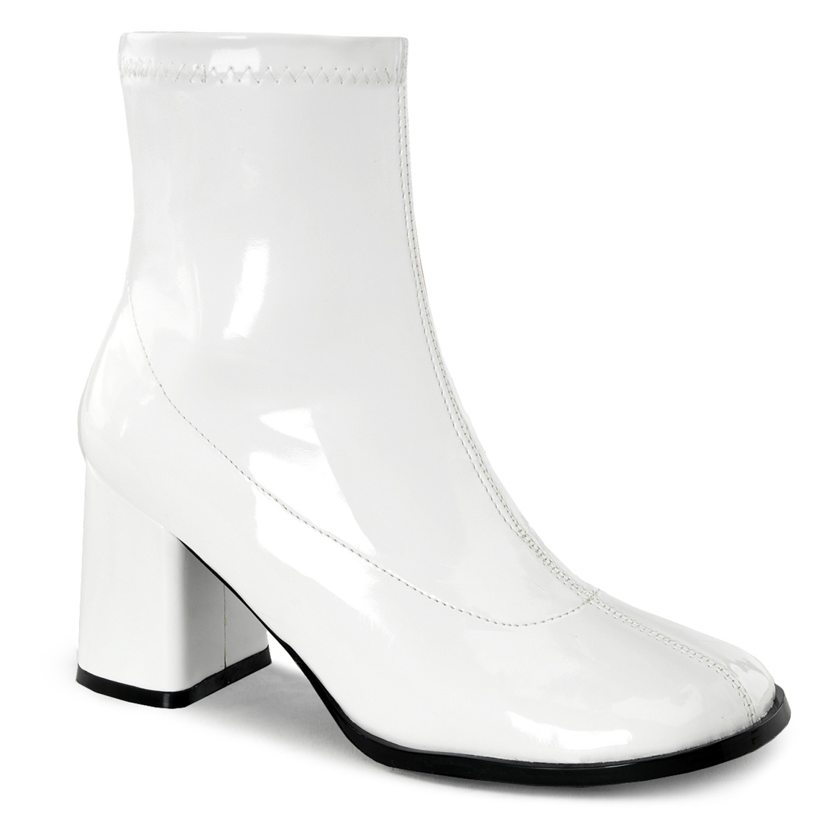 White shop short boots