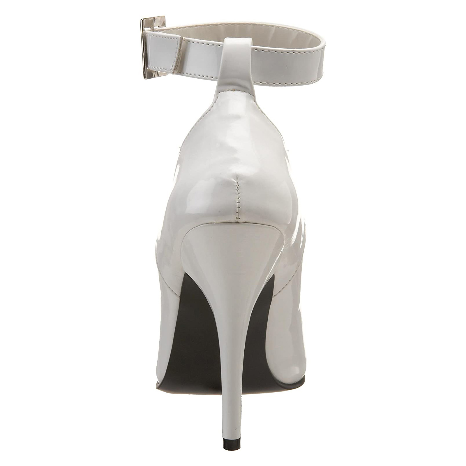 klassiek periodieke oppervlakte Witte lakpumps 13 cm SEDUCE-431 enkelband pumps met hoge hakken