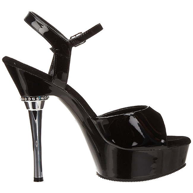 Hedendaags Zwart Lak 14 cm ALLURE-609 Plateau Stiletto Hakken KB-62