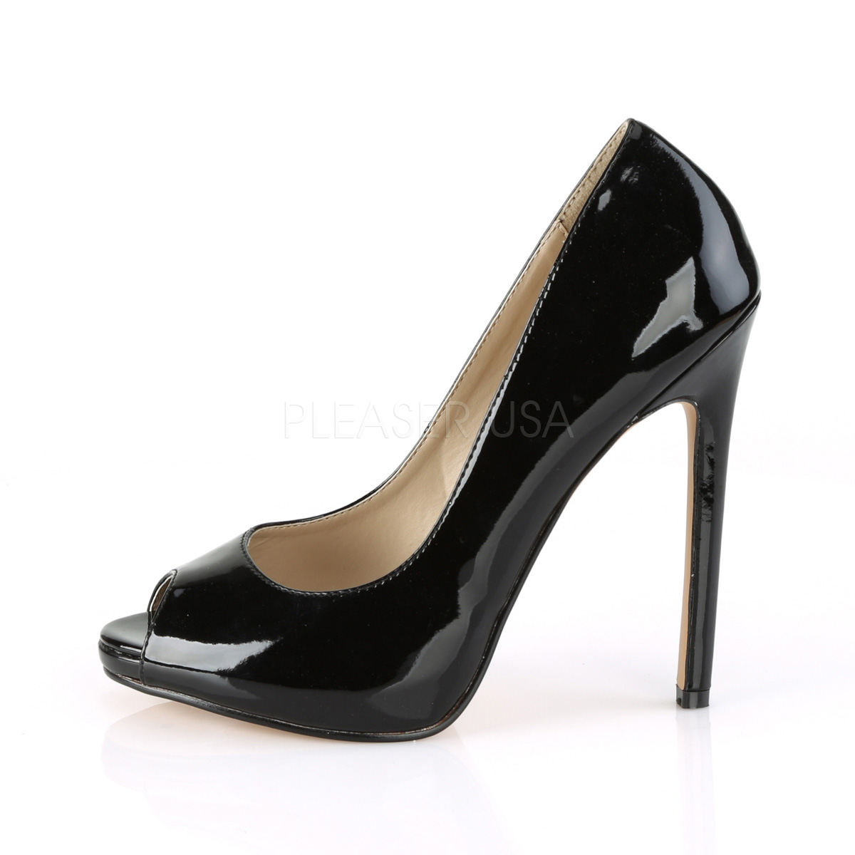 zaterdag moord Overjas Zwart Lakleer 13 cm SEXY-42 Klassieke Pumps met Hakken