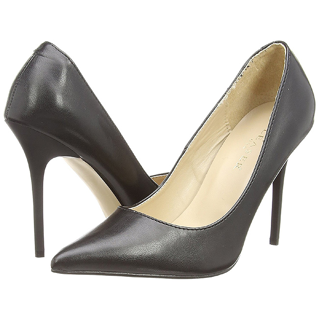 Zwart Mat 10 cm CLASSIQUE 20 Hoge Hakken Pumps voor Heren