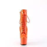ADORE-1020 18 cm pleaser high heels ankle boots orange