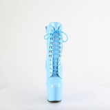 ADORE-1020 18 cm pleaser hoge hakken boots plateau blauw