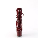 ADORE-1020 18 cm pleaser hoge hakken boots plateau bordeaux