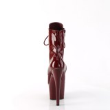 ADORE-1020 18 cm pleaser hoge hakken boots plateau bordeaux