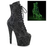 ADORE-1020 18 cm pleaser hoge hakken boots plateau neon