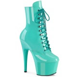 ADORE-1020 18 cm pleaser hoge hakken boots plateau turquoise