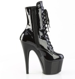 ADORE-1020BLG 18 cm pleaser hoge hakken boots plateau glitter zwarte