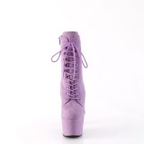 ADORE-1020FS 18 cm pleaser high heels ankle boots lavender