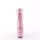 ADORE-1020HG - 18 cm pleaser hoge hakken boots plateau hologram roze