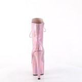 ADORE-1020HG - 18 cm pleaser hoge hakken boots plateau hologram roze