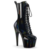 ADORE-1040WRHG - 18 cm platform high heels boots hologram zwarte