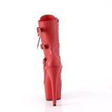 ADORE-1043 - 18 cm platform high heel boots vegan red