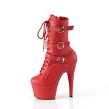 ADORE-1043 - 18 cm platform high heels boots vegan rode